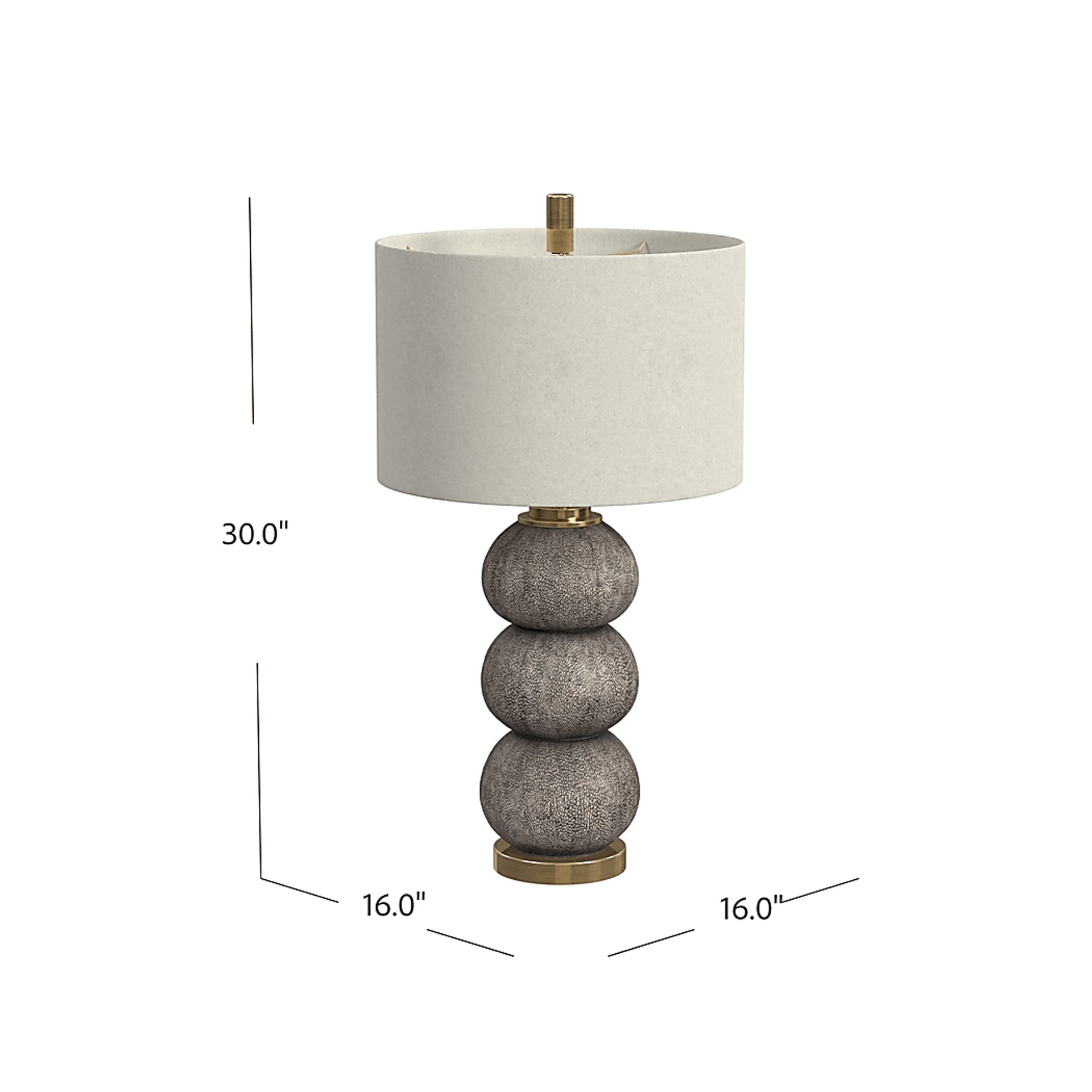 Oban Trail Gray Lamp - Image 7