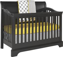 crib with toddler & conversion rails