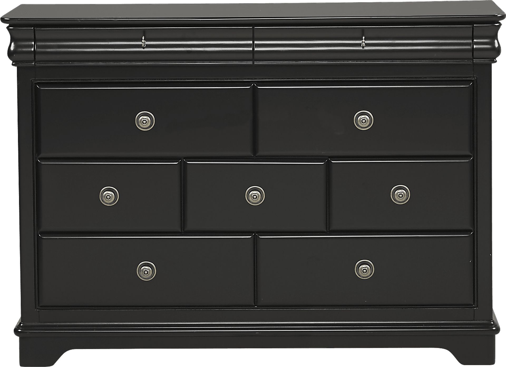 Black dresser rooms to go discount