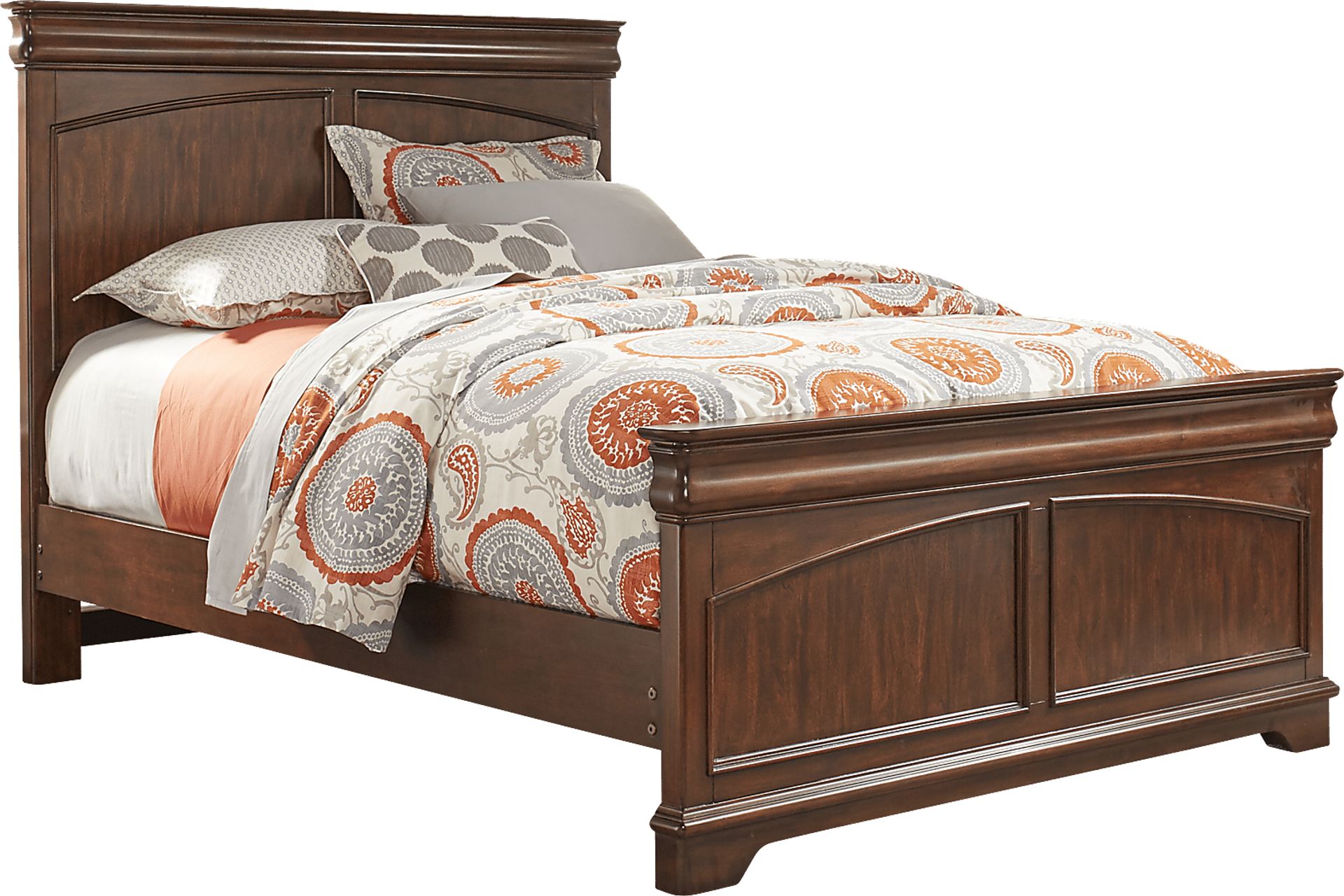 Kids Oberon Cherry 3 Pc Twin Panel Bed - Image 1