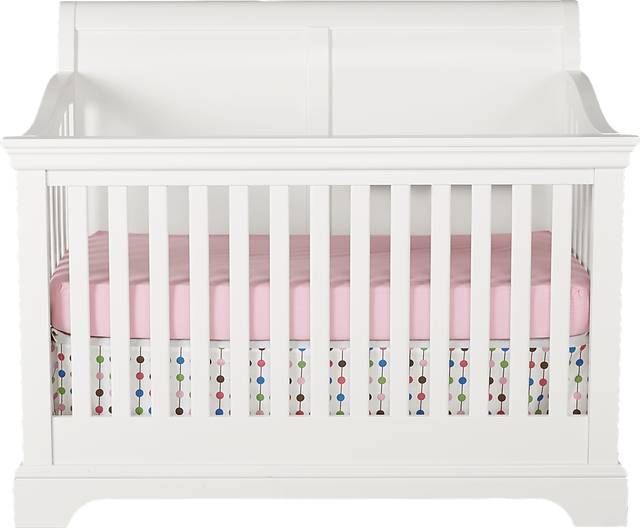 Oberon White Crib with Toddler & Conversion Rails - Thumbnail - Image 2