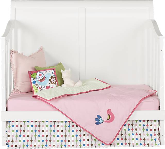 Oberon White Crib with Toddler & Conversion Rails - Thumbnail - Image 4