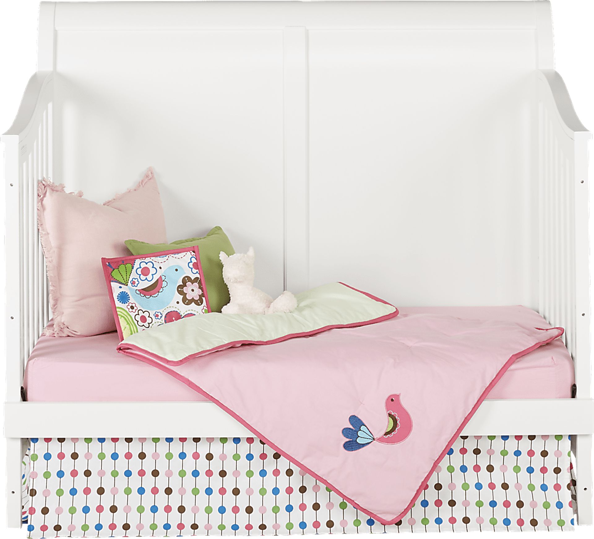 Oberon White Crib with Toddler & Conversion Rails - Image 4