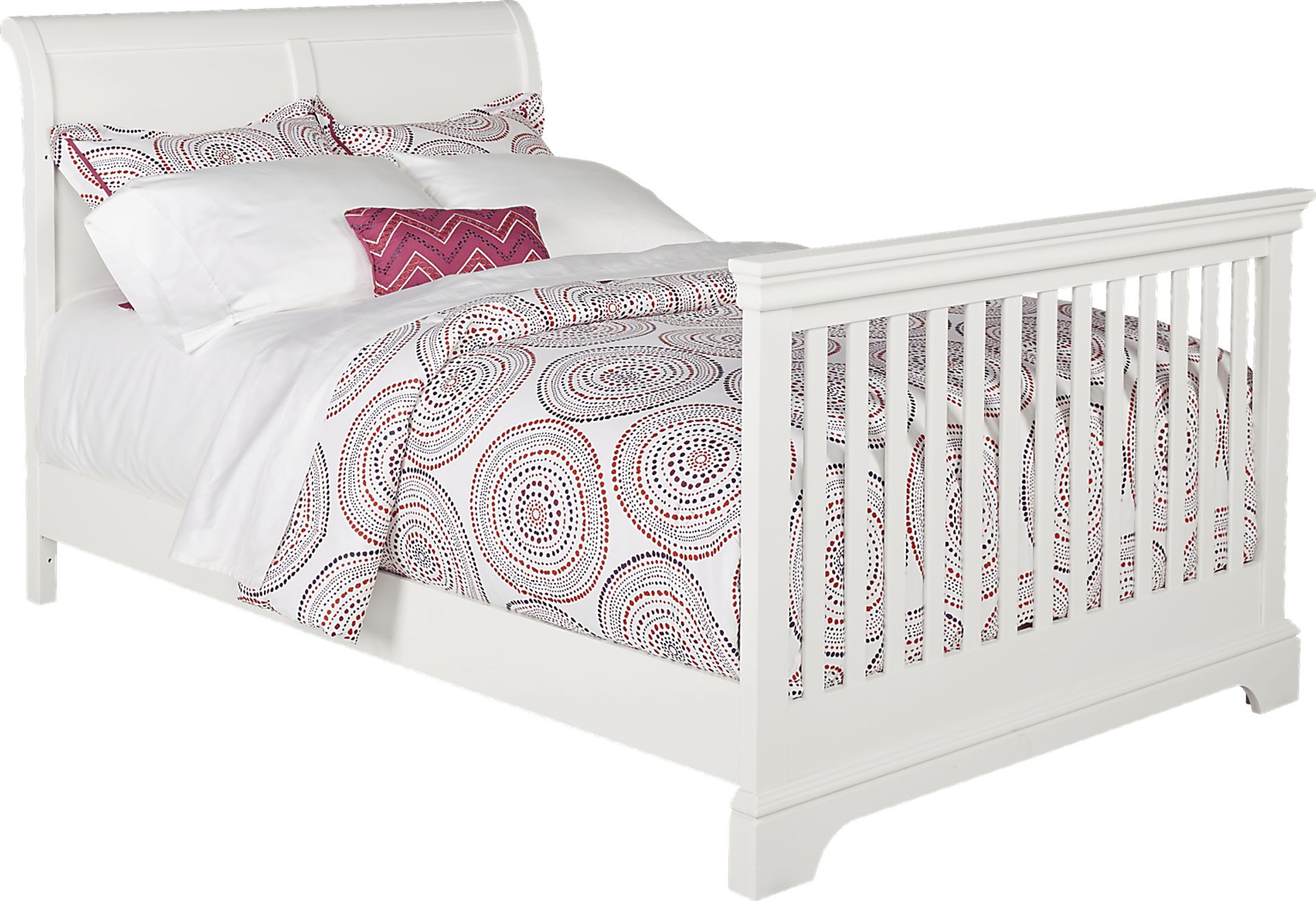 Oberon White Crib with Toddler & Conversion Rails - Image 5