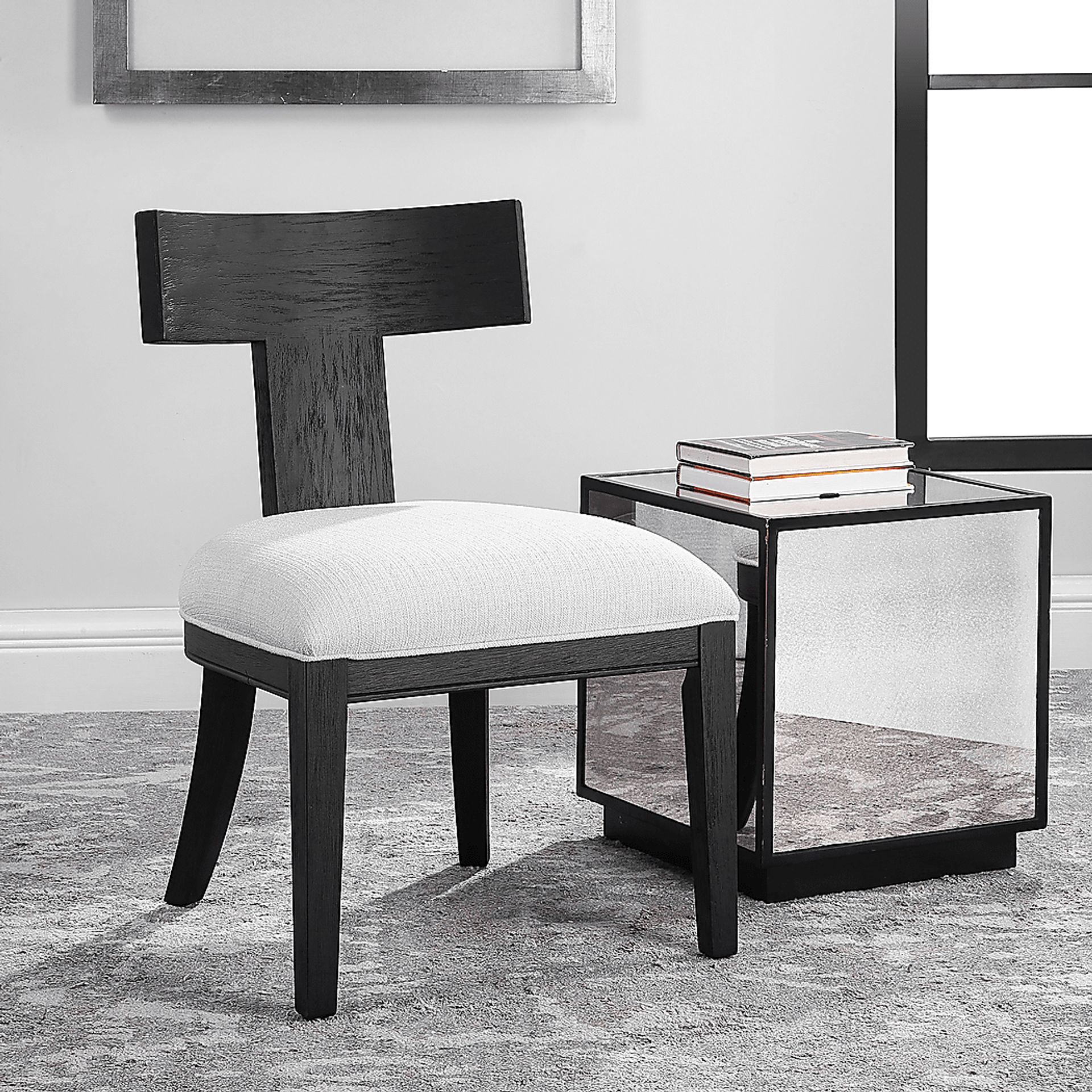 Obregon Black Accent Chair - Image 3
