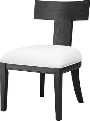 Obregon Black Accent Chair