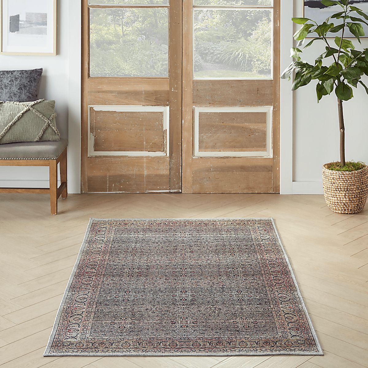 Oceama Green,Multi Rugs | Rooms to Go