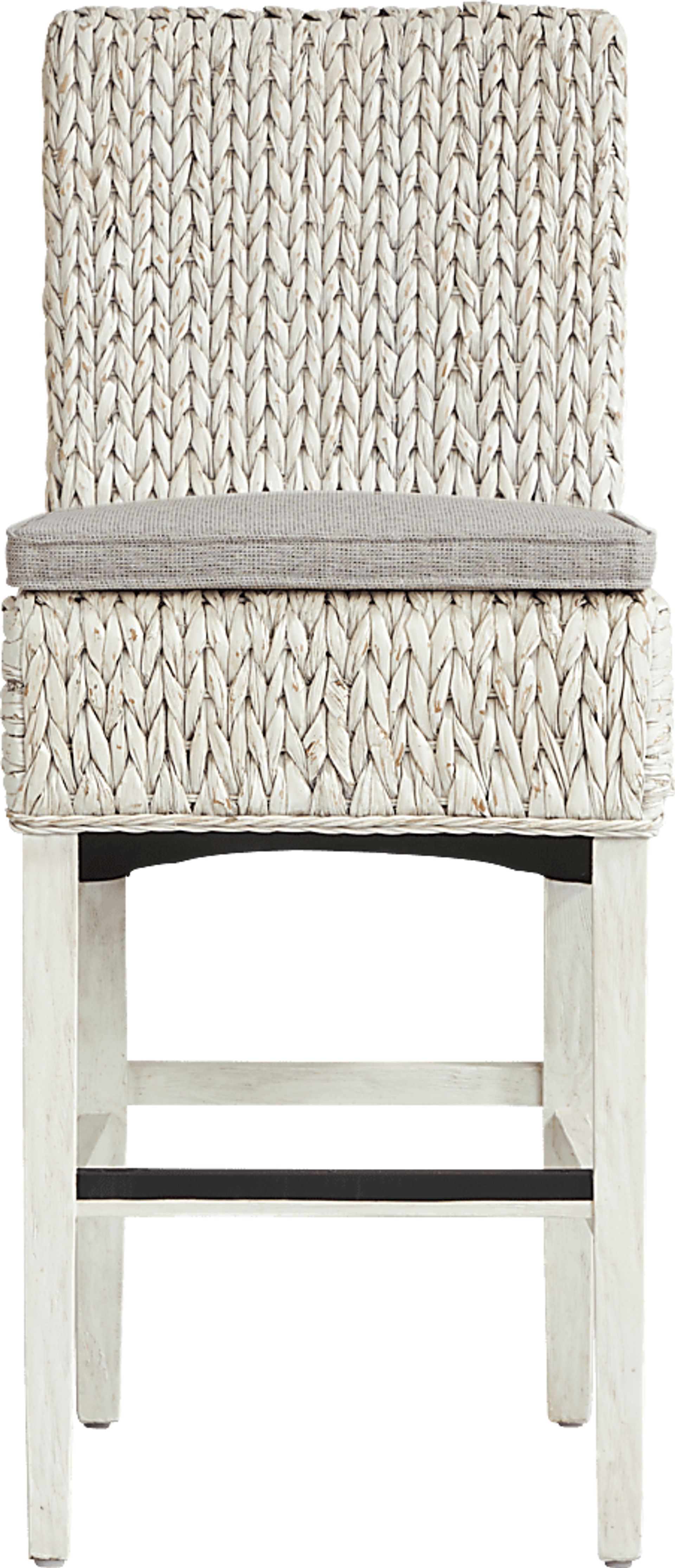 Ocean Bluffs White Barstool - Image 2
