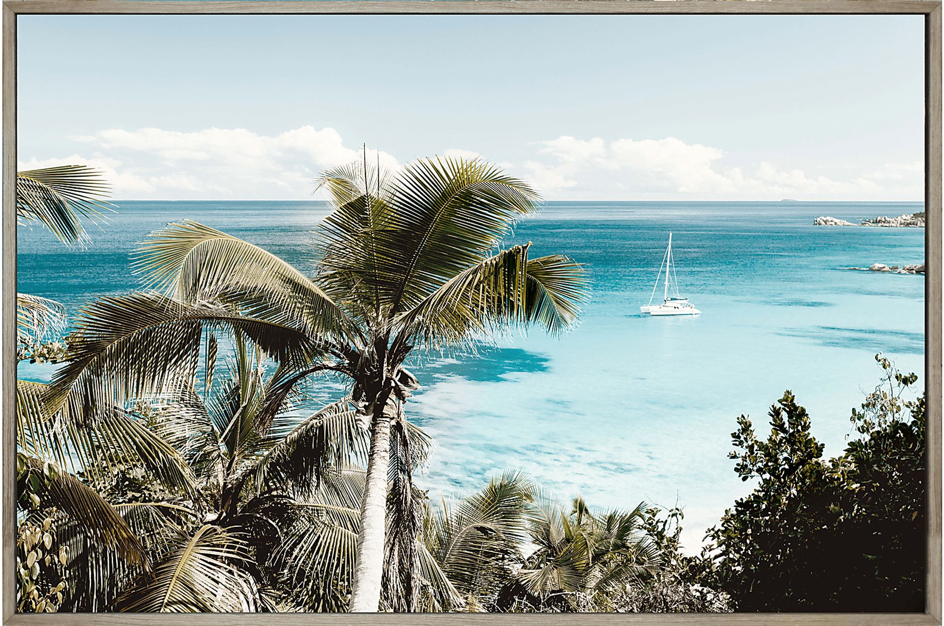 Ocean Breeze Blue Wall Decor - Image 1