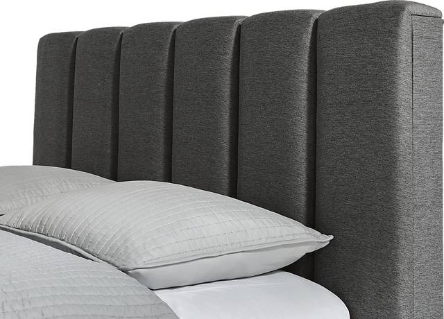 Ocean Drive Dark Gray 3 Pc King Platform Bed - Thumbnail - Image 2