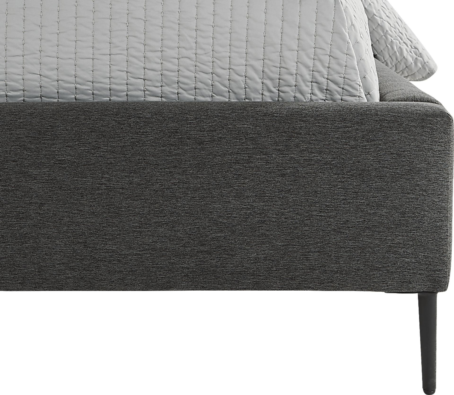 Ocean Drive Dark Gray 3 Pc King Platform Bed - Image 3