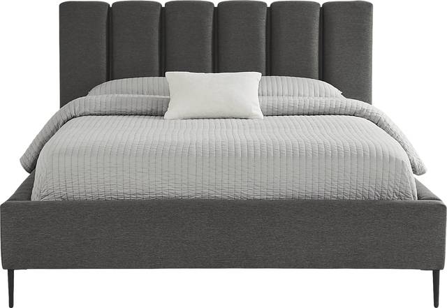 Ocean Drive Dark Gray 3 Pc King Platform Bed - Thumbnail - Image 1