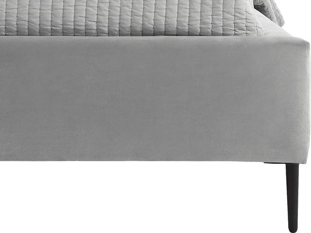 Ocean Drive Light Gray 3 Pc Queen Platform Bed - Thumbnail - Image 3