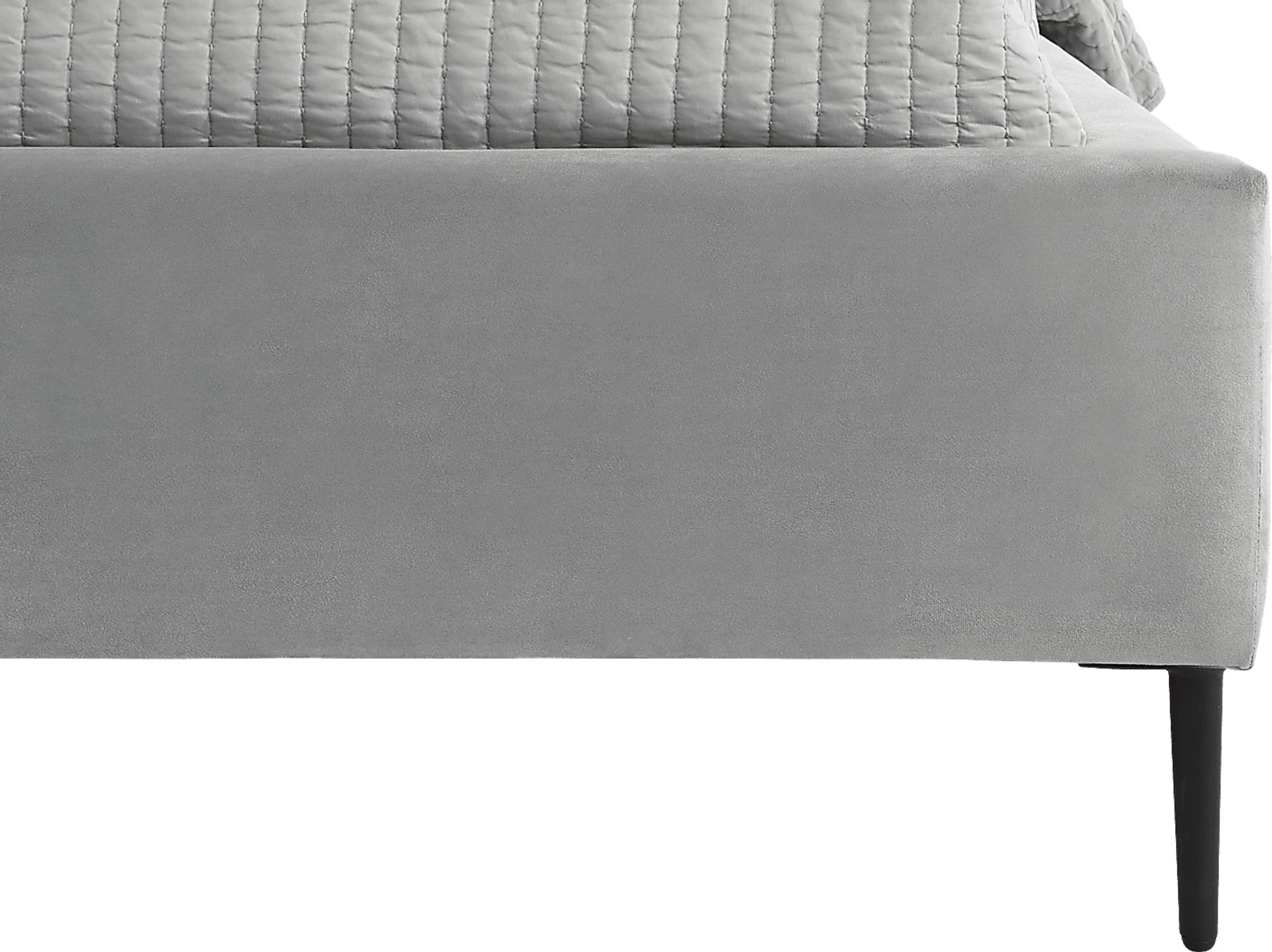 Ocean Drive Light Gray 3 Pc Queen Platform Bed - Image 3