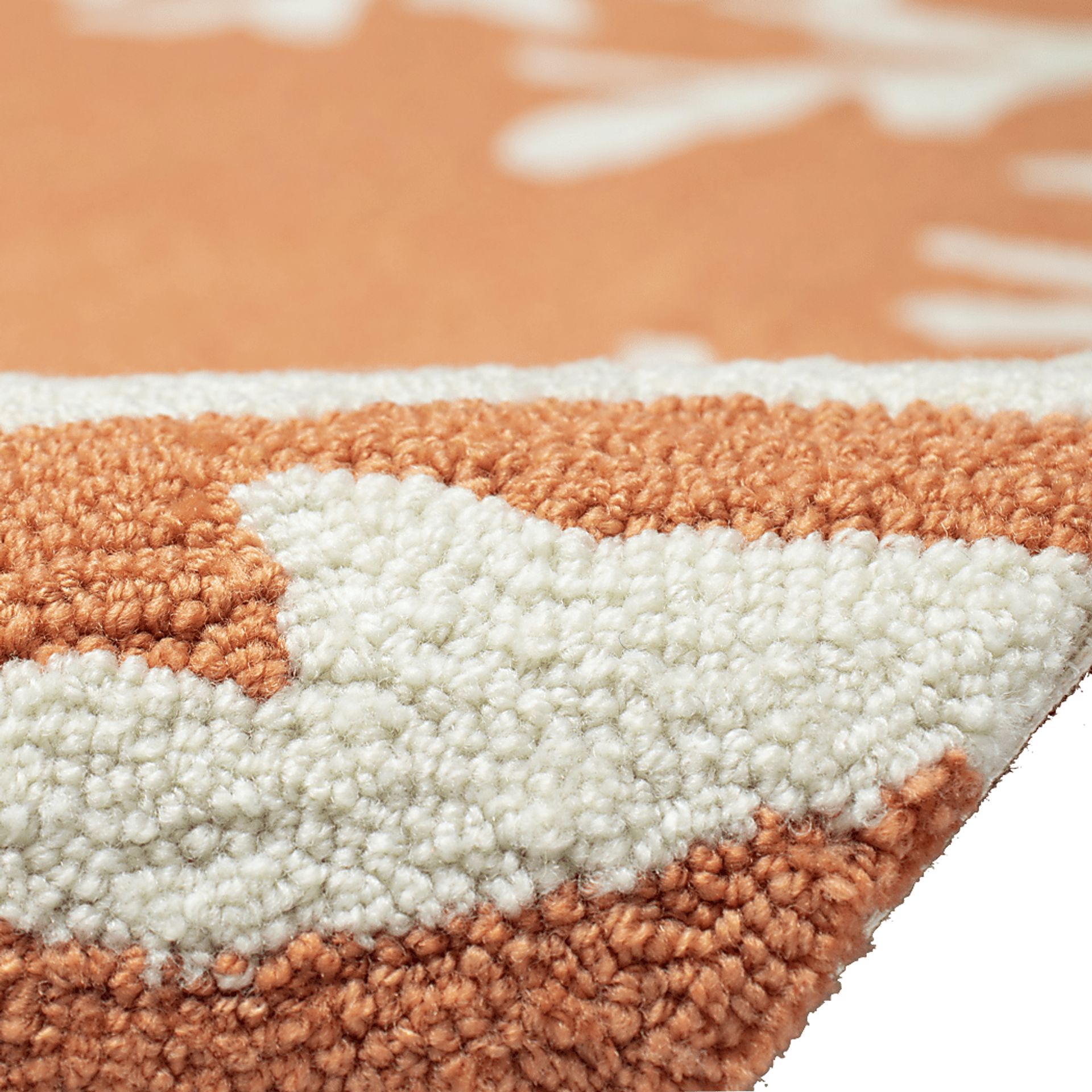 Ocean Flower Orange 7'6 x 9'6 Indoor/Outdoor Rug - Image 8