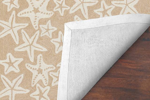 Ocean Gem Taupe 7'6 x 9'6 Indoor/Outdoor Rug - Thumbnail - Image 10