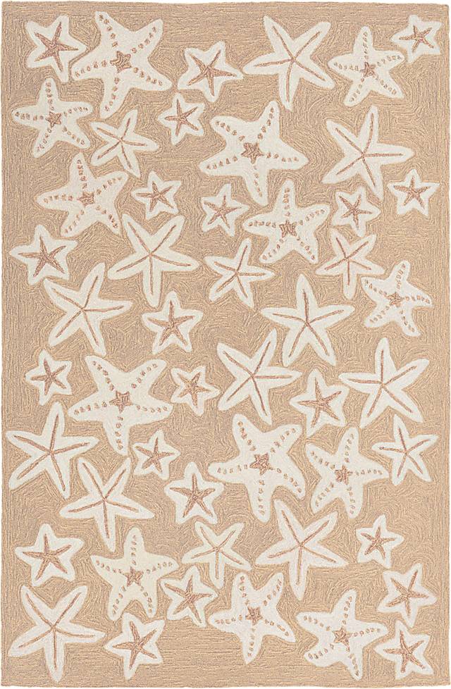 Ocean Gem Taupe 7'6 x 9'6 Indoor/Outdoor Rug - Thumbnail - Image 1