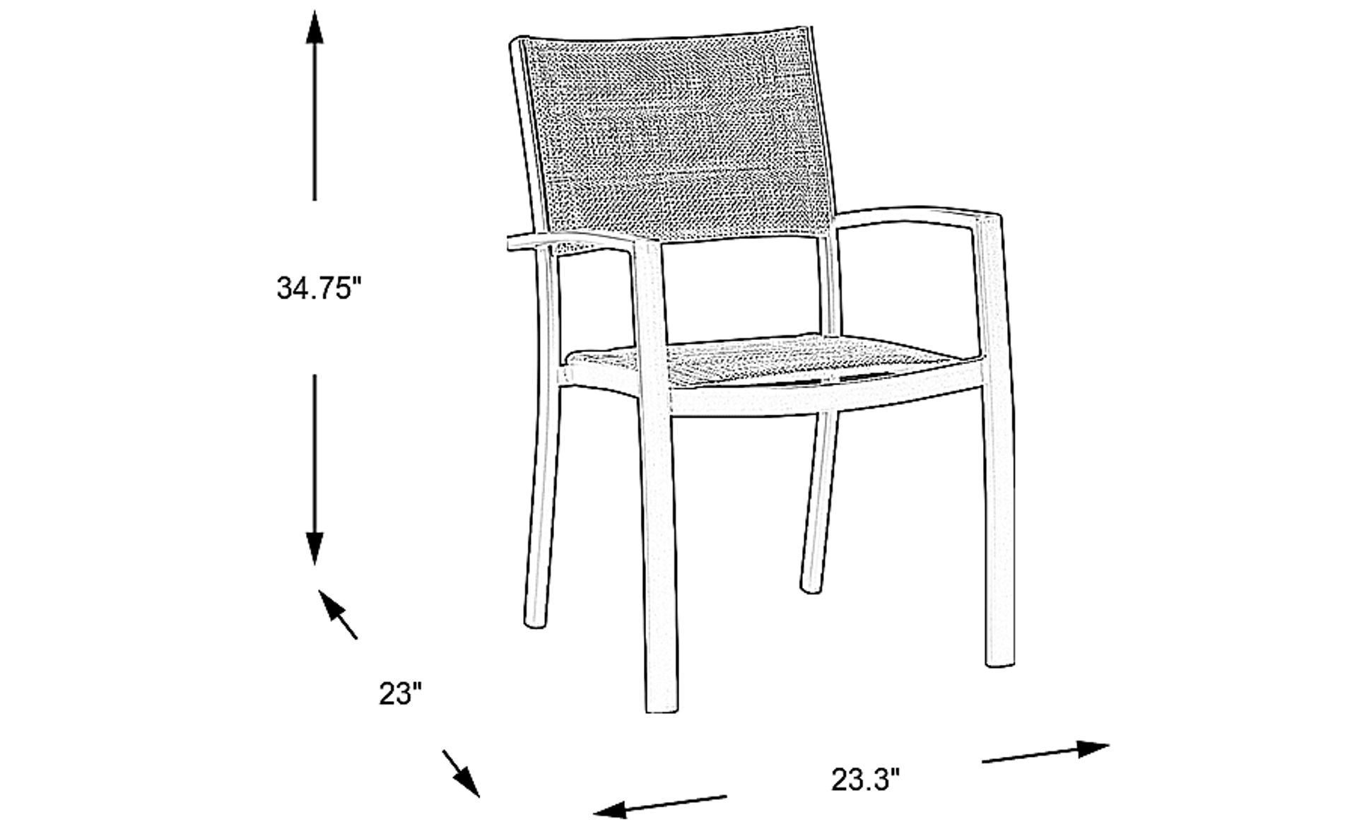 Dimension Image. Please refer to the Dimension Tab on this page for dimension details.