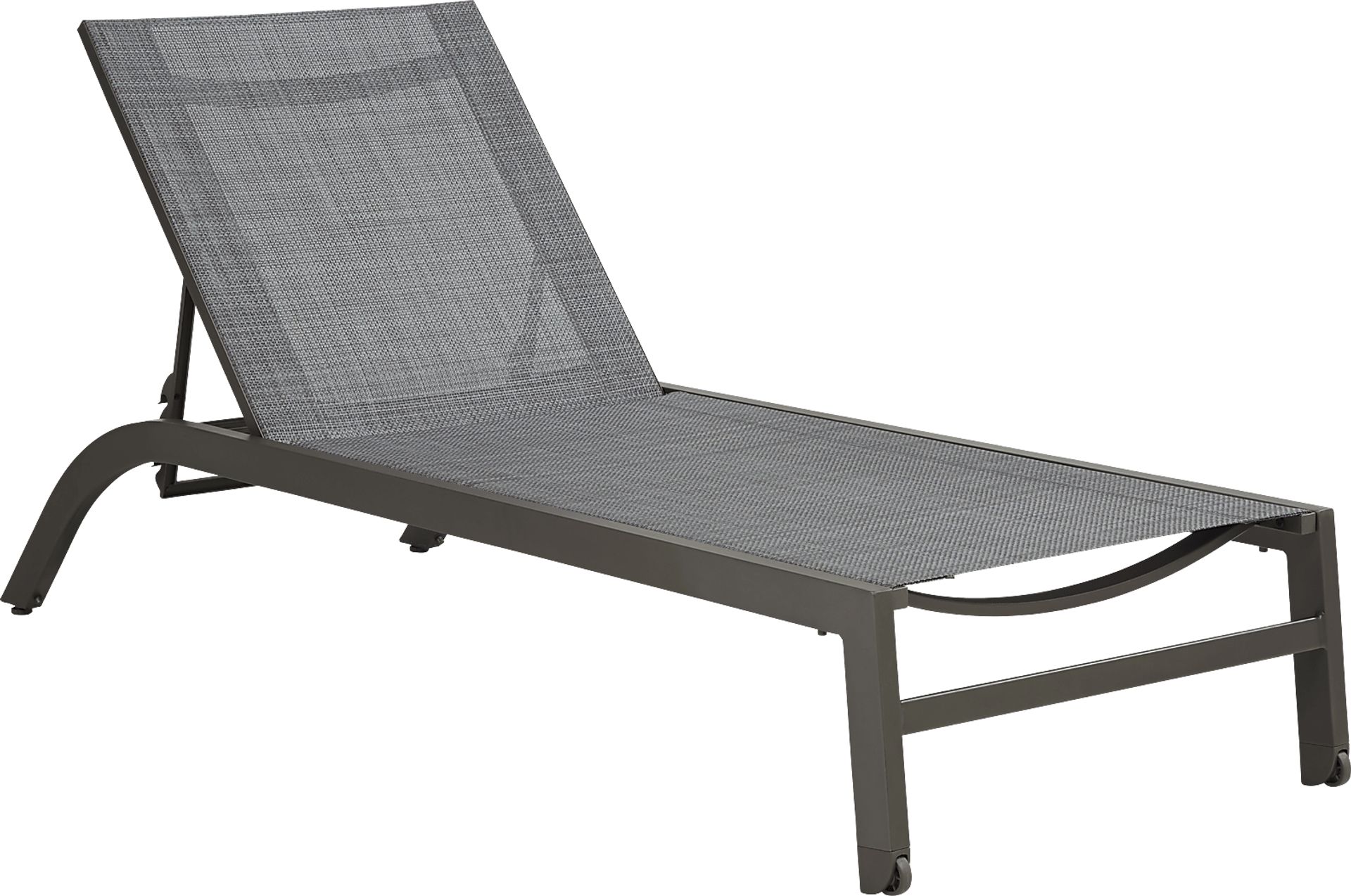 Ocean Tide Gray Outdoor Chaise - Image 1