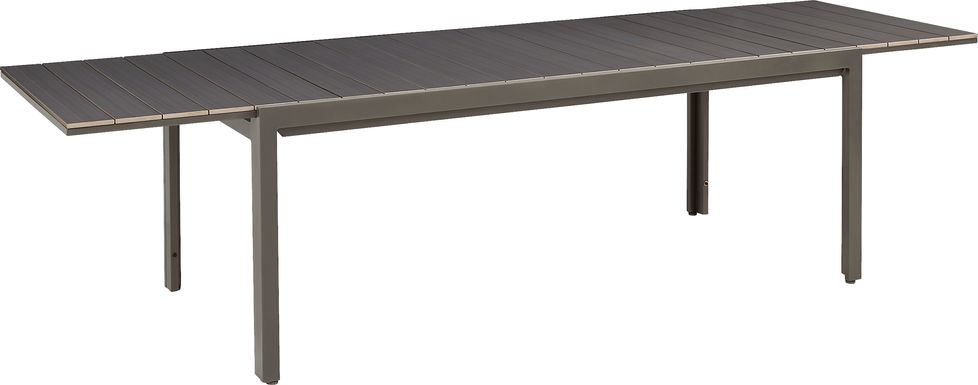 Ocean Tide Gray Outdoor Dining Extension Table