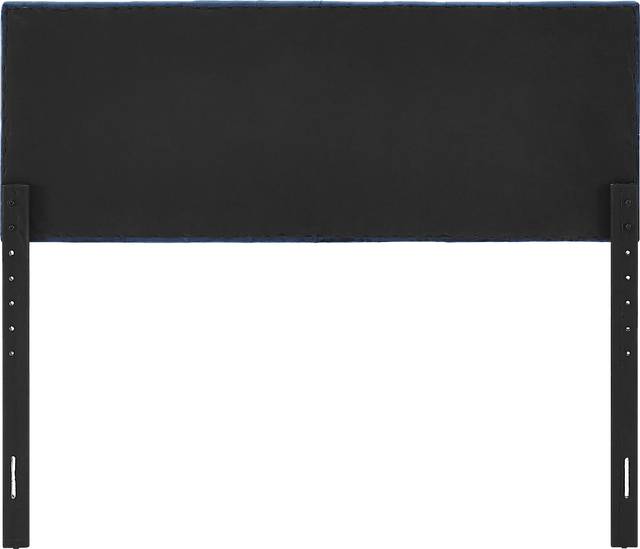 Oceanaire Navy Queen Upholstered Headboard and Bench - Thumbnail - Image 5