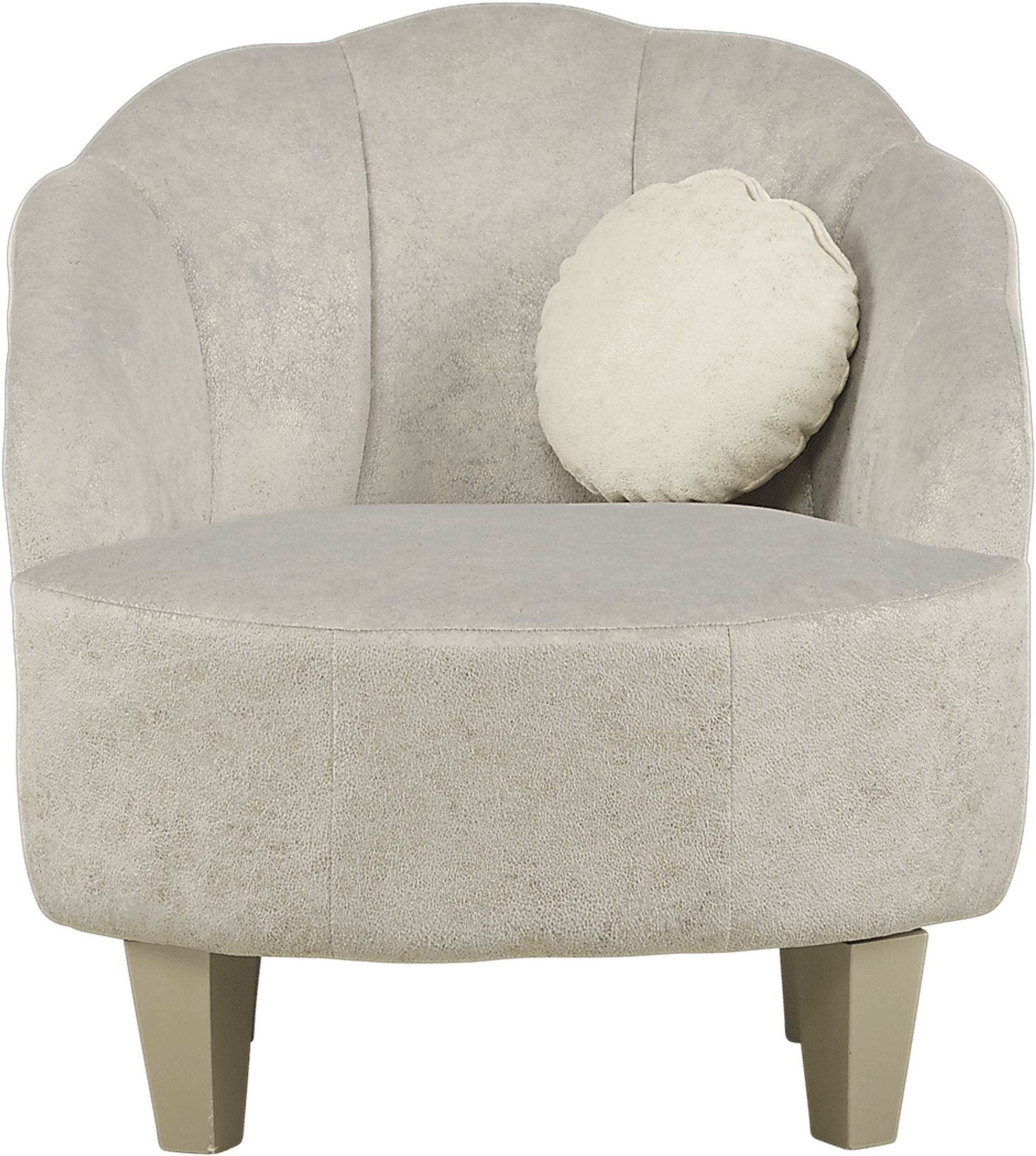 Kids Oceane Light Gray Accent Chair - Image 2