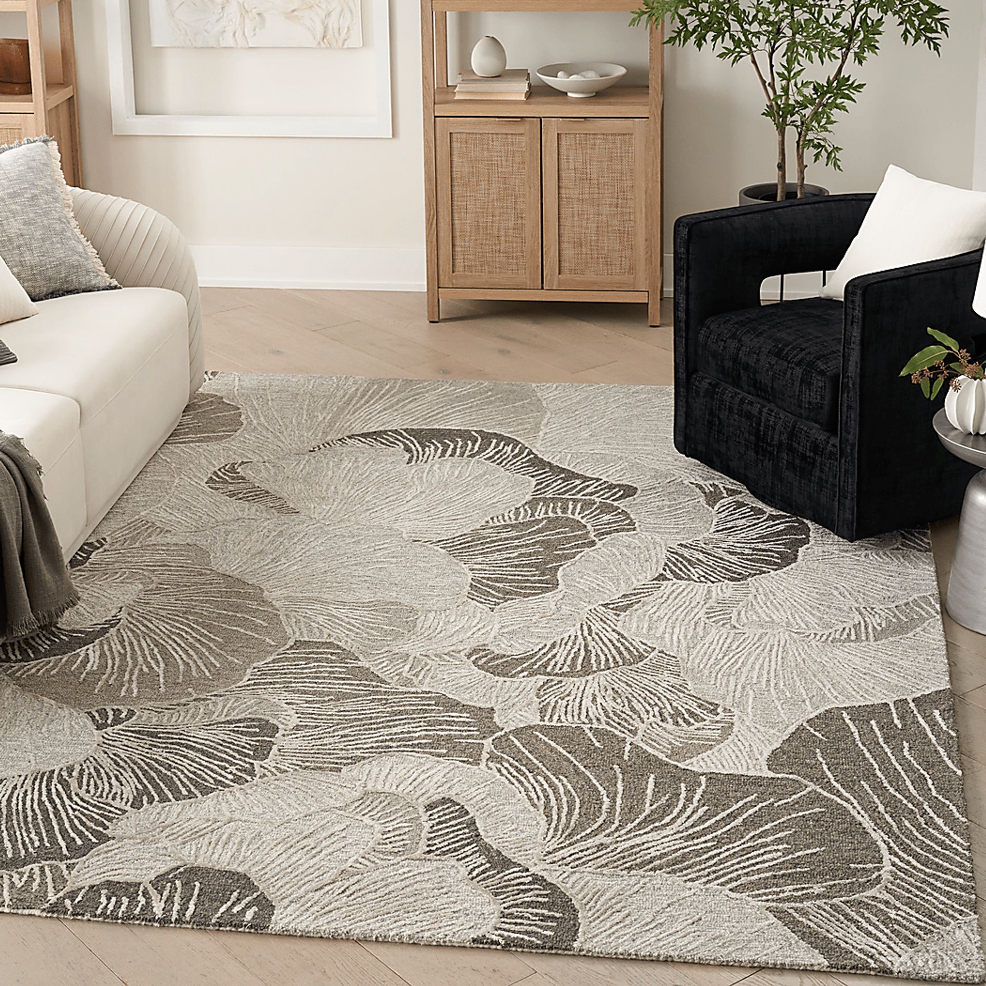 OCEANIC GRAY 5'3 x 7'3 RUG - Image 2