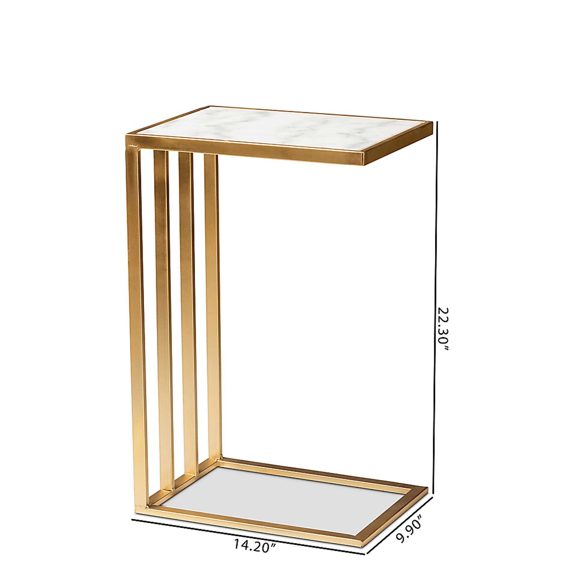 Ochoco White End Table - Image 9