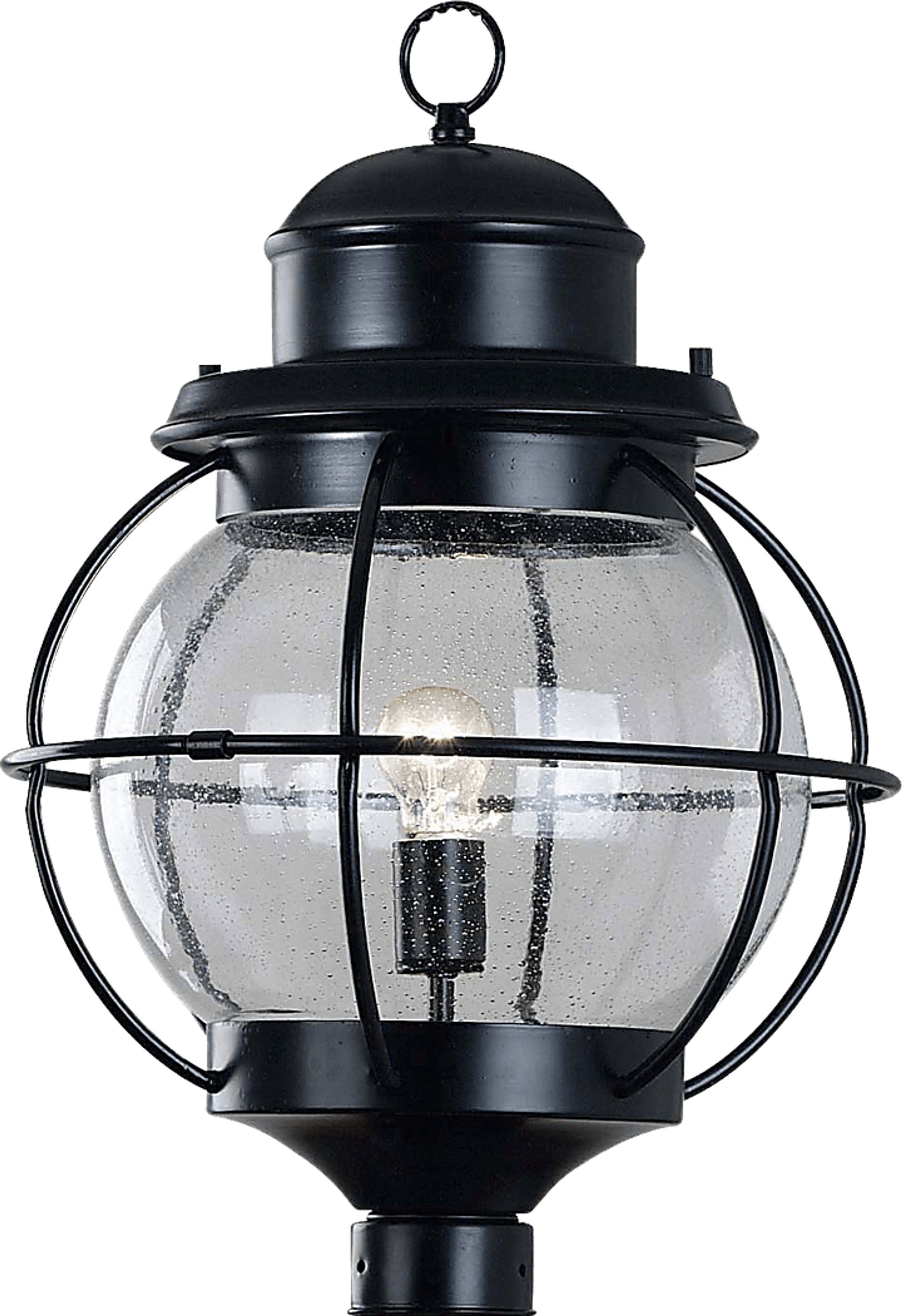 Ocracoke Black Outdoor Large Chandelier - Image 1