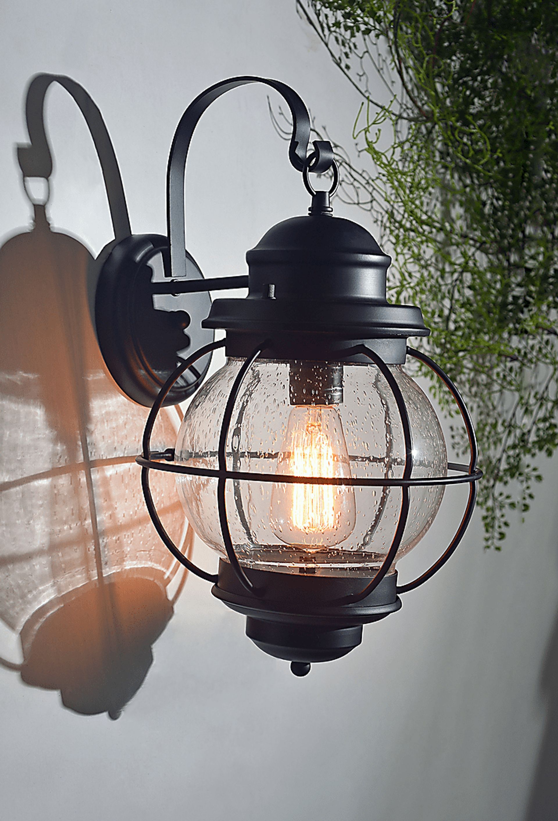 Ocracoke Black Outdoor Large Wall Sconce - Image 2