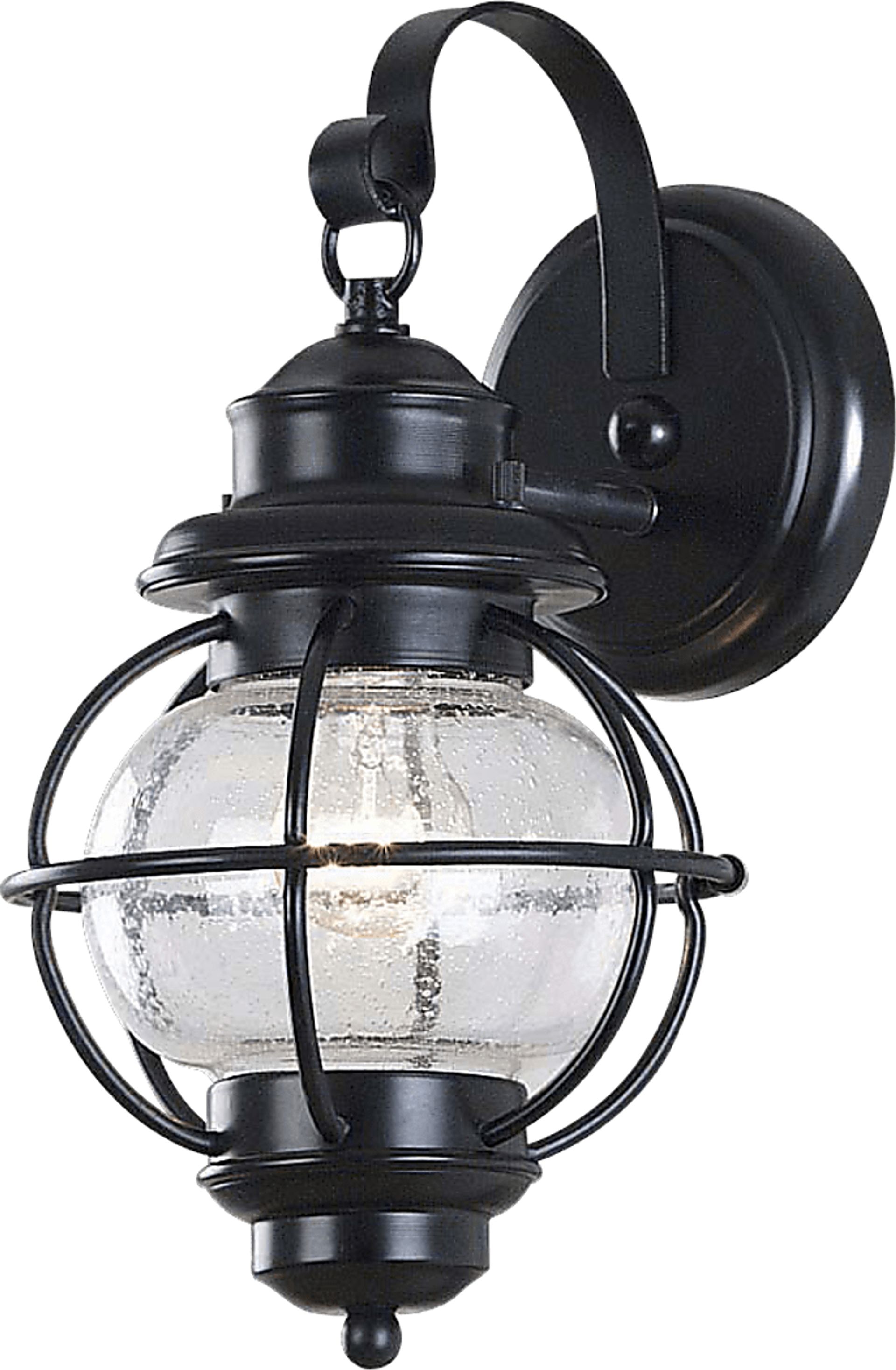 Ocracoke Black Outdoor Small Wall Sconce - Image 1