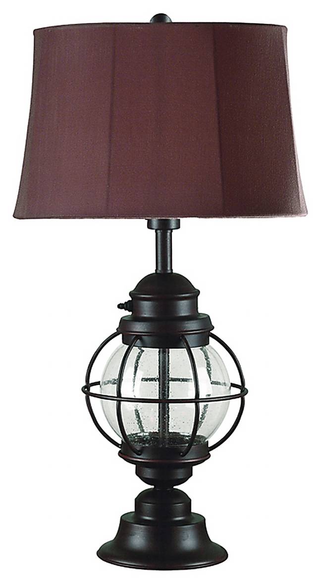 Ocracoke Black Outdoor Table Lamp - Thumbnail - Image 2