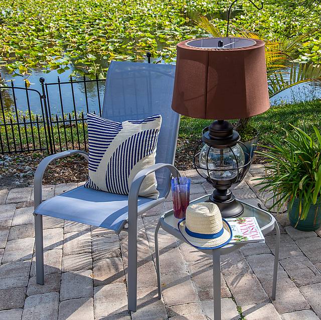 Ocracoke Black Outdoor Table Lamp - Thumbnail - Image 3