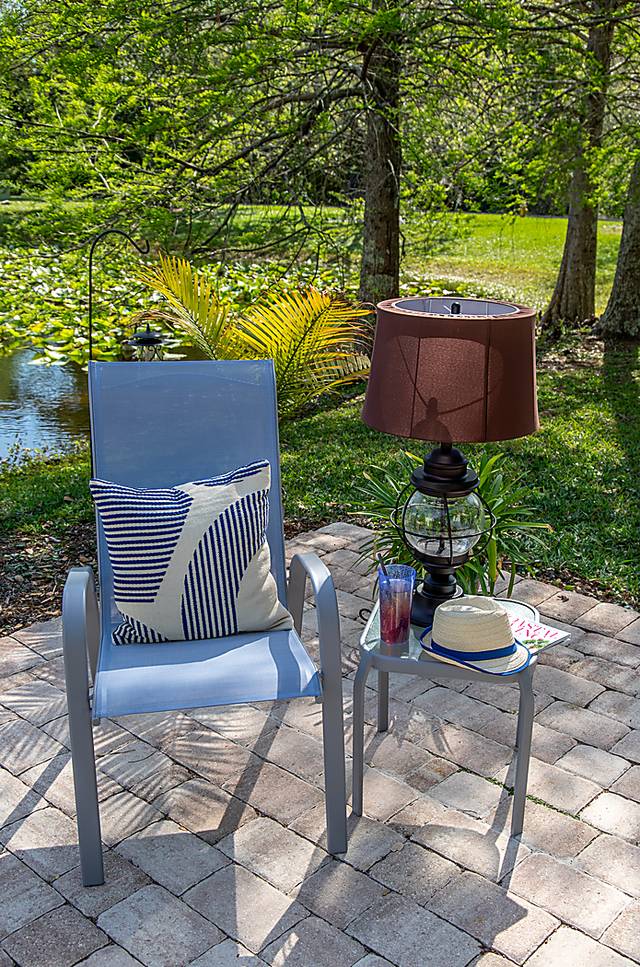 Ocracoke Black Outdoor Table Lamp - Thumbnail - Image 4