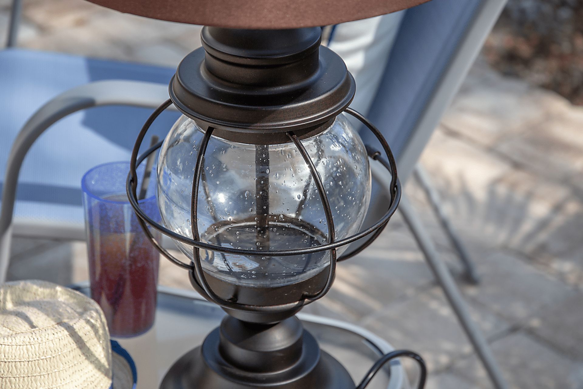 Ocracoke Black Outdoor Table Lamp - Image 7