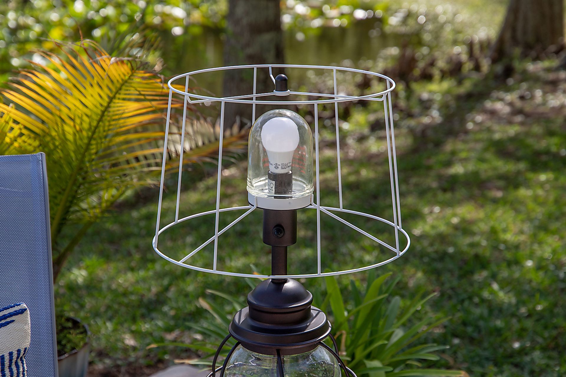 Ocracoke Black Outdoor Table Lamp - Image 9
