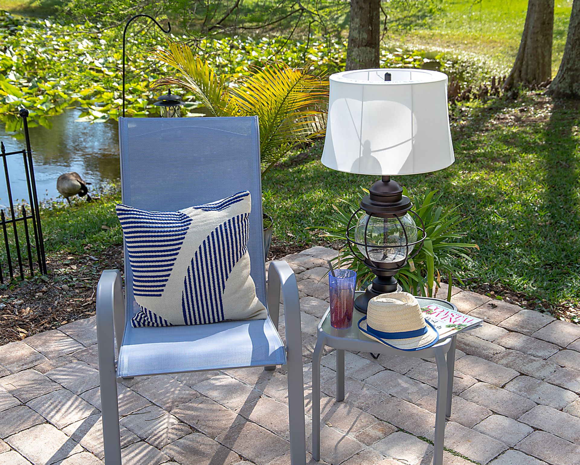 Ocracoke Black Outdoor Table Lamp - Image 10