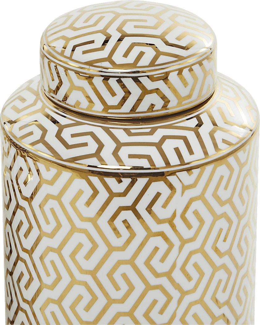 Octomo Gold Jar, Set of 2 - Thumbnail 3