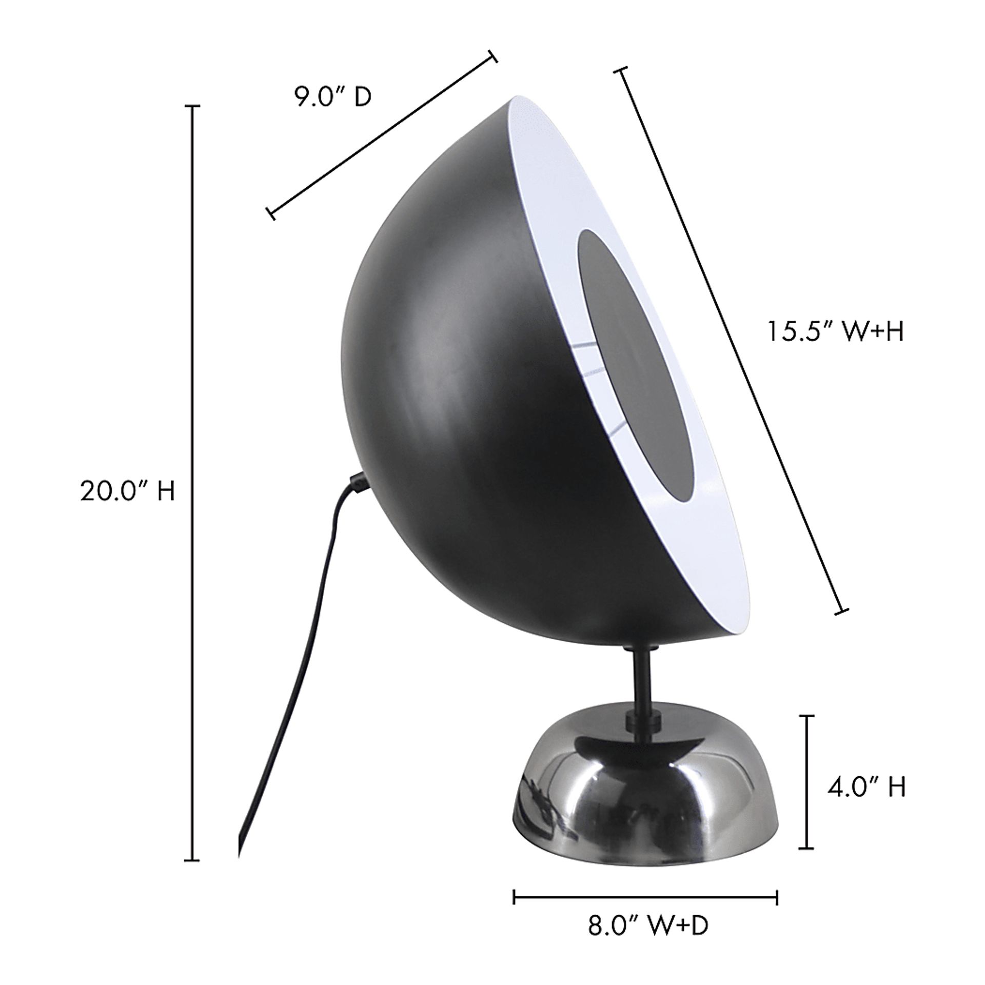 Oculto Black Table Lamp - Image 5
