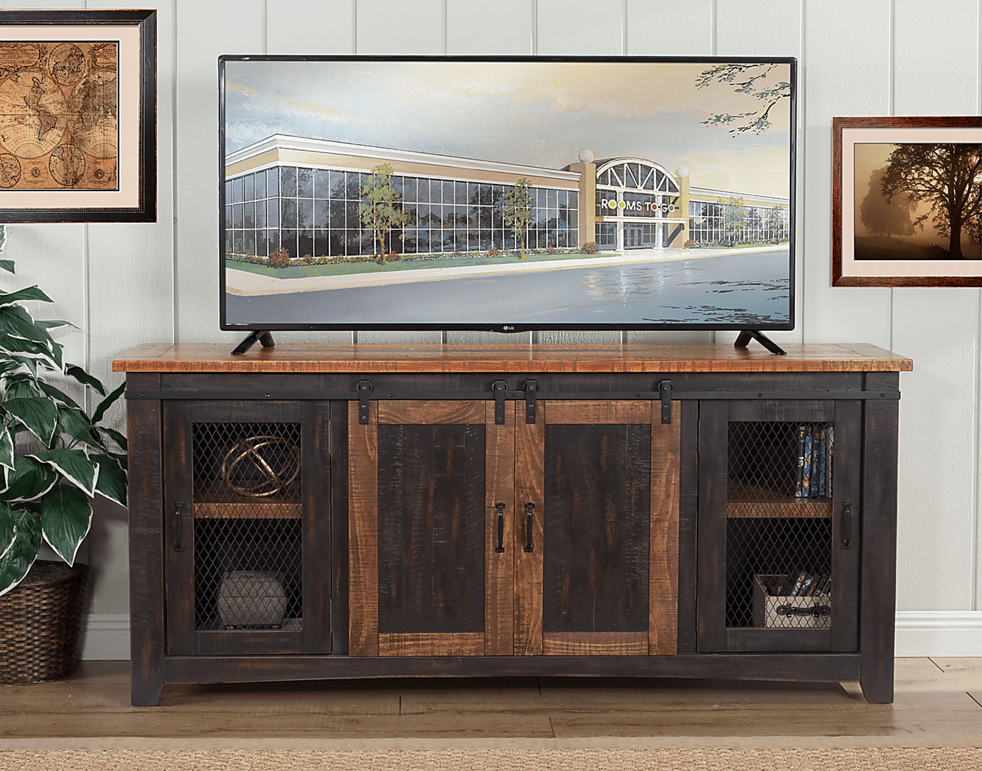 Odessa Crossing Black 65 in. Console - Image 5