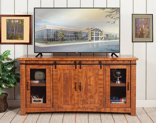 Odessa Crossing Brown 65 in. Console - Thumbnail - Image 5