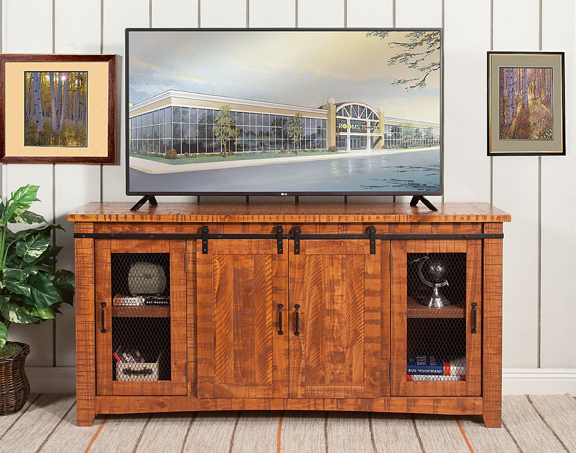 Odessa Crossing Brown 65 in. Console - Image 5
