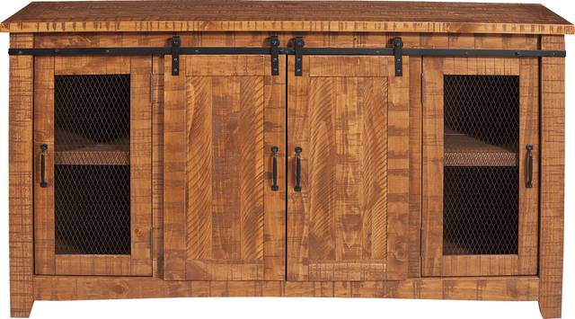 Odessa Crossing Brown 65 in. Console - Thumbnail - Image 1