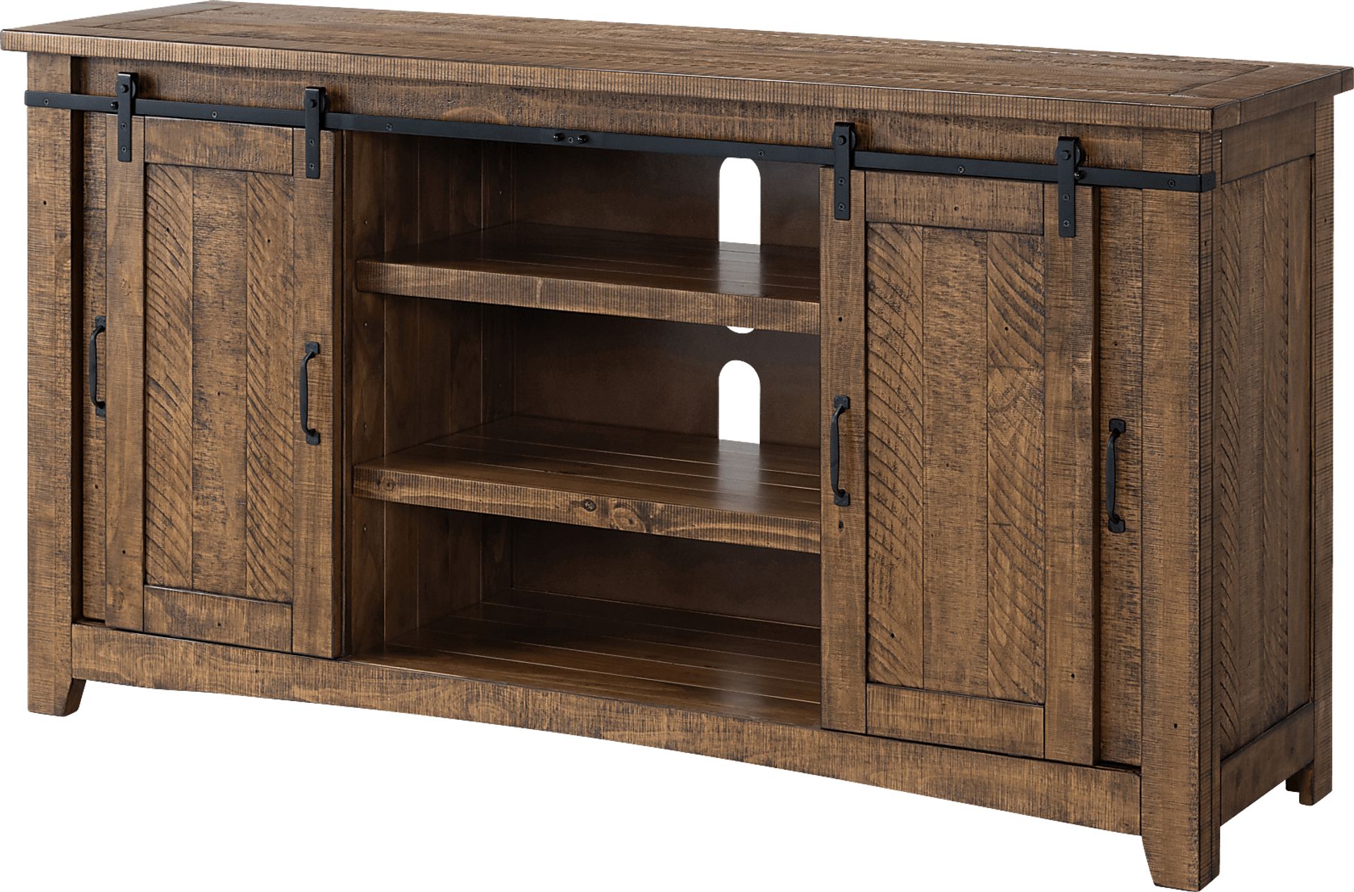 Odessa Crossing Dark Brown 65 in. Console - Image 2