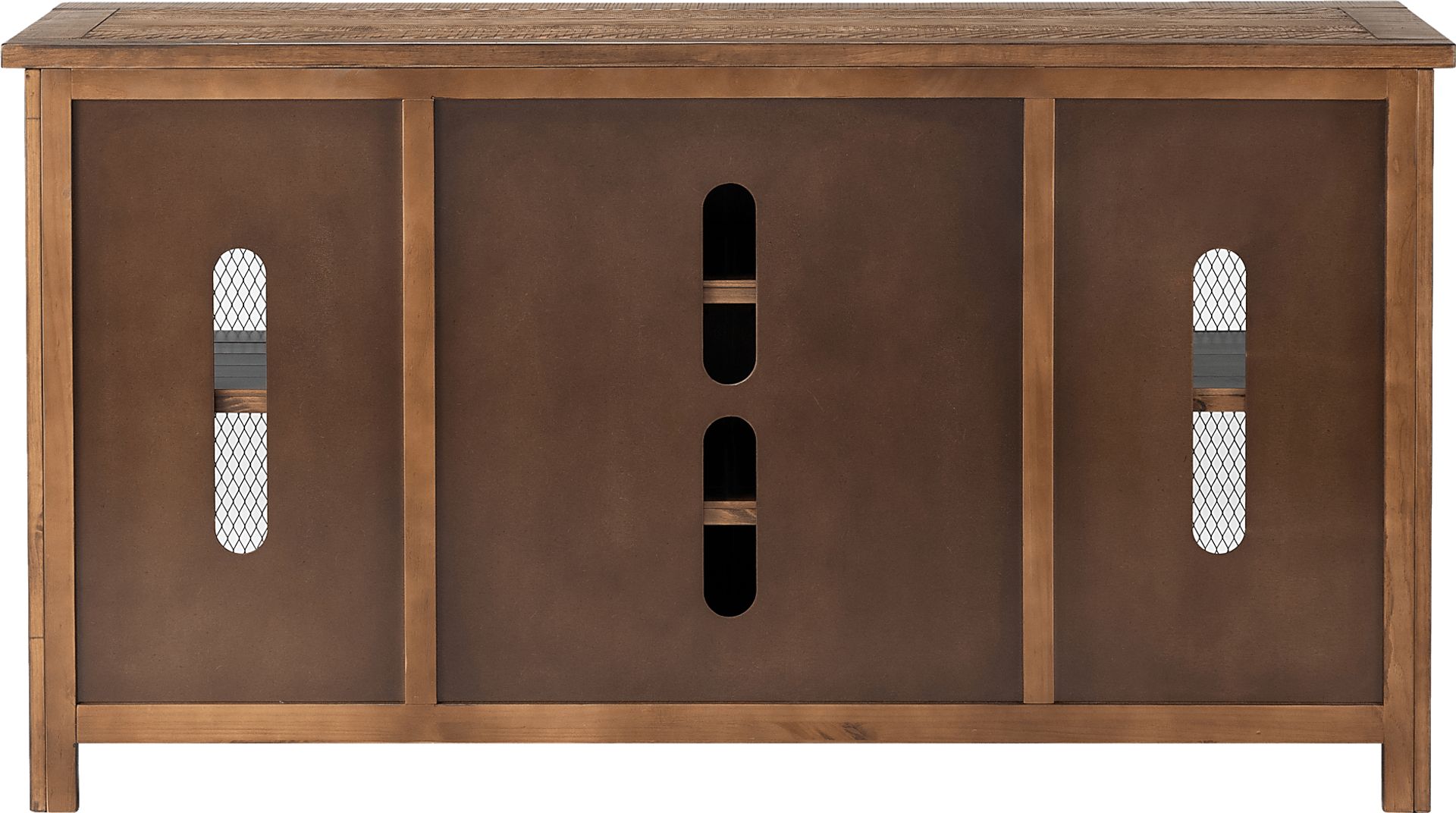 Odessa Crossing Dark Brown 65 in. Console - Image 3