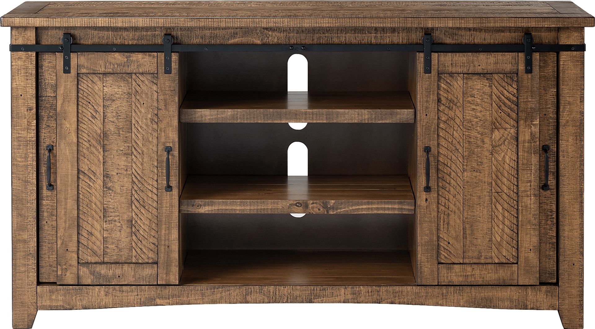 Odessa Crossing Dark Brown 65 in. Console - Image 6