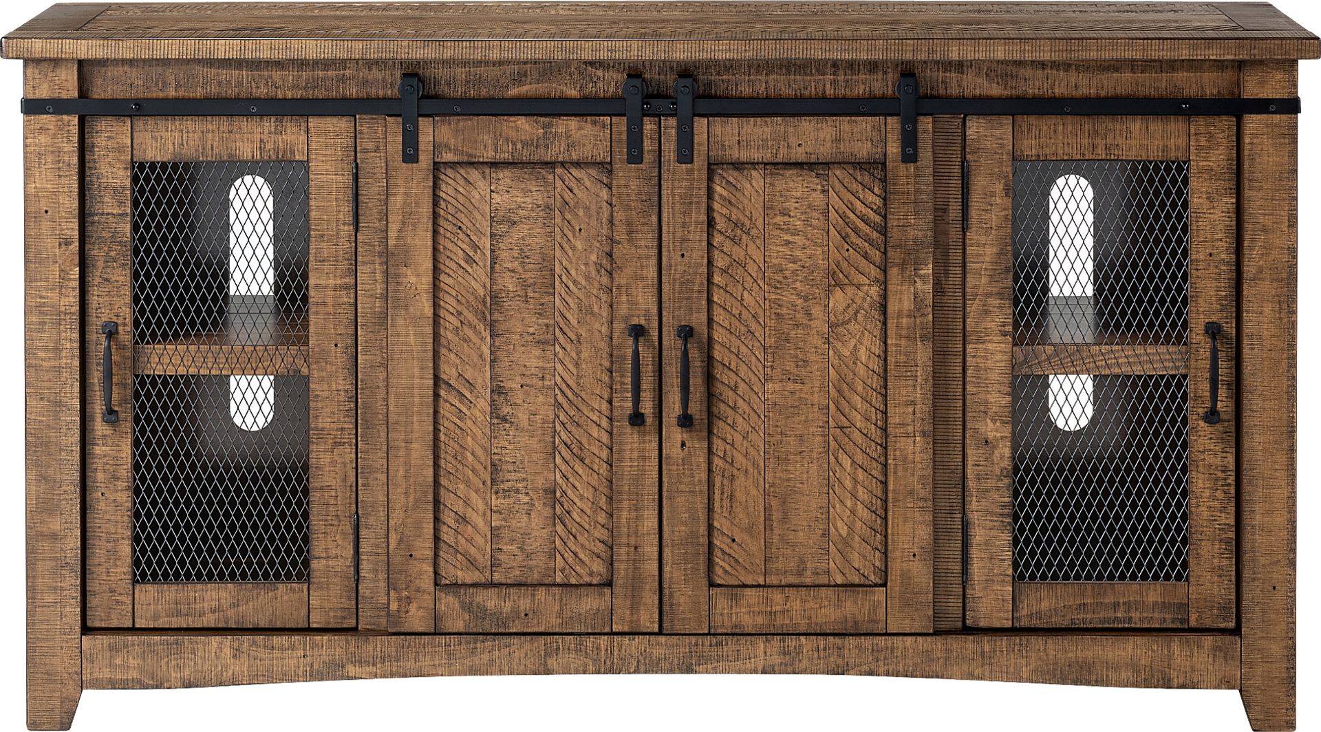 Odessa Crossing Dark Brown 65 in. Console - Image 7