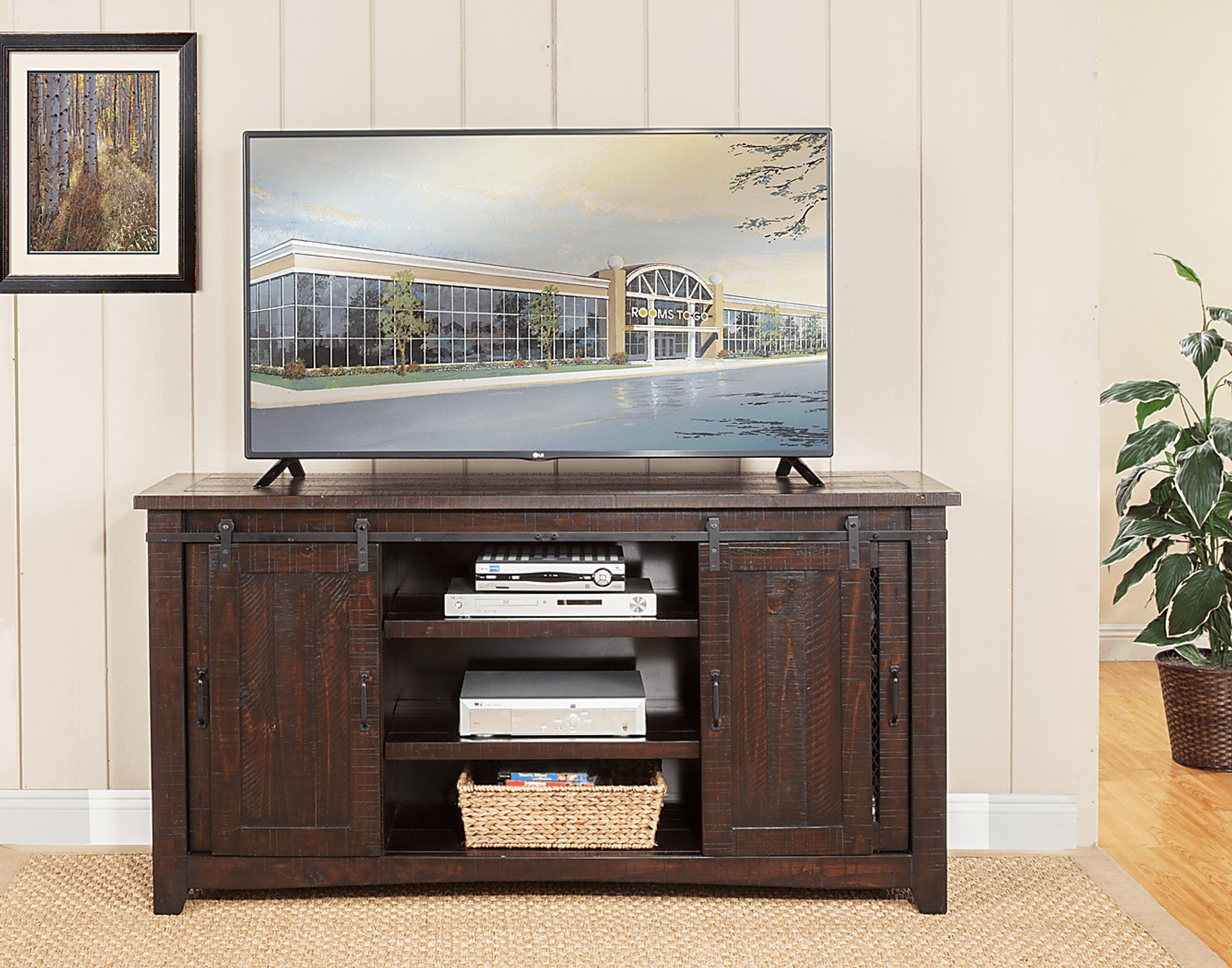Odessa Crossing Espresso 65 in. Console - Image 5
