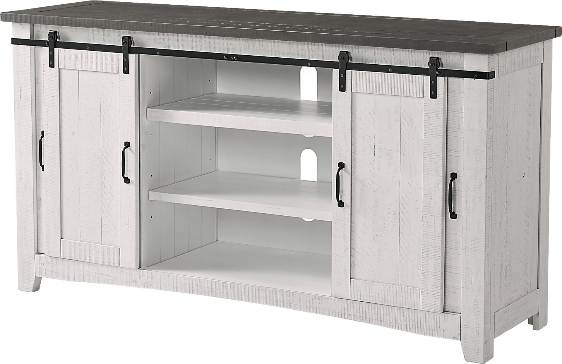 Odessa Crossing White 65 in. Console - Image 2