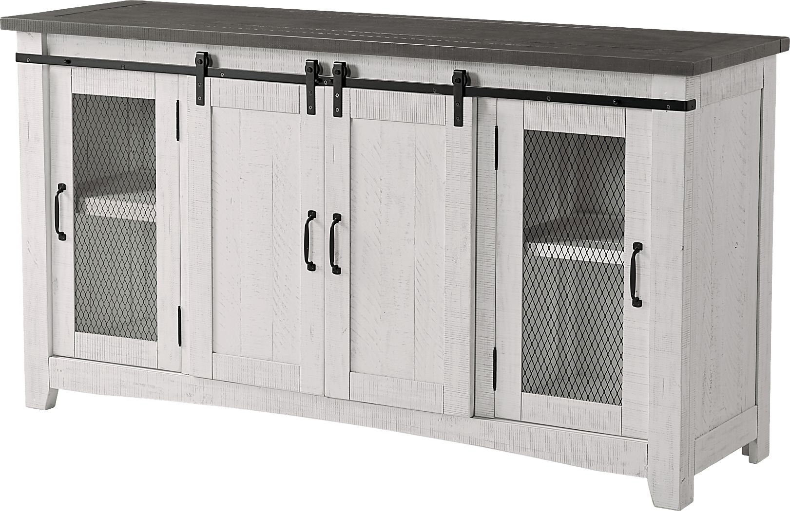 Odessa Crossing White 65 in. Console